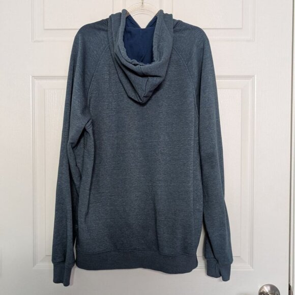 Buck Wear Jeep Mountain Stripe Raglan Hoodie Mens Size Medium Blue Cotton Blend - Picture 8 of 11